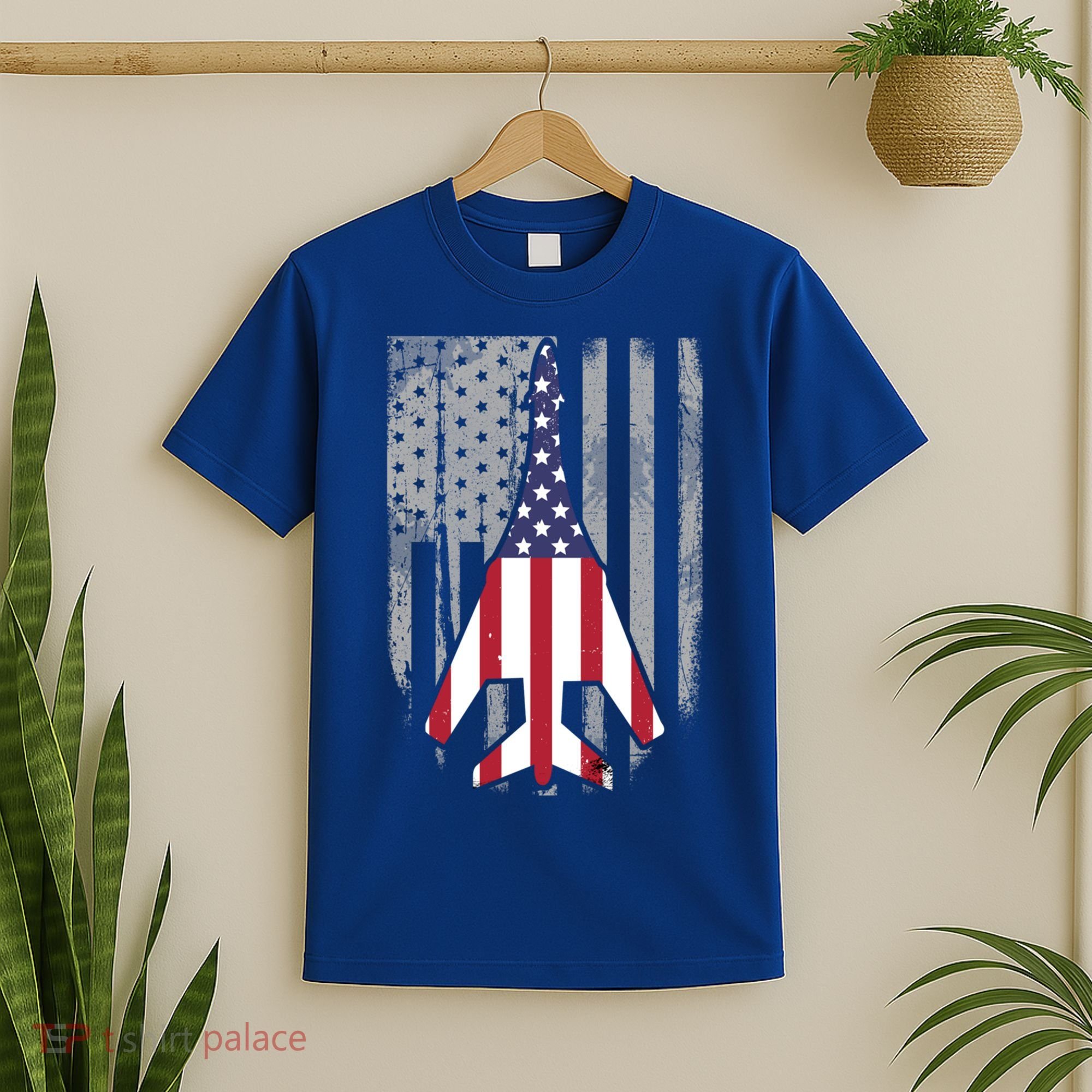 Air Force Supersonic Bgreat Gift1 Bomber Jet American Flag Squadron Gift T-Shirt