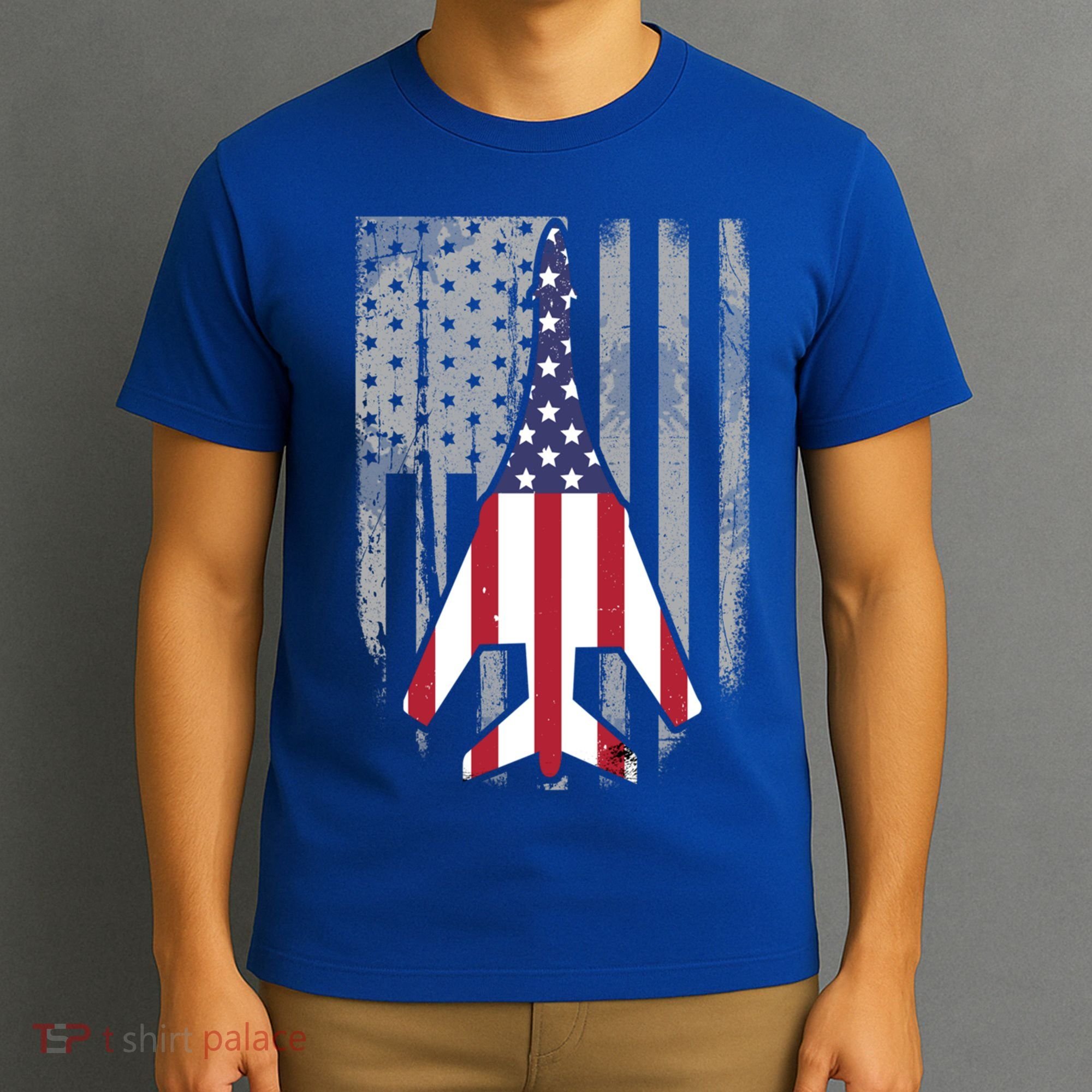 Air Force Supersonic Bgreat Gift1 Bomber Jet American Flag Squadron Gift T-Shirt