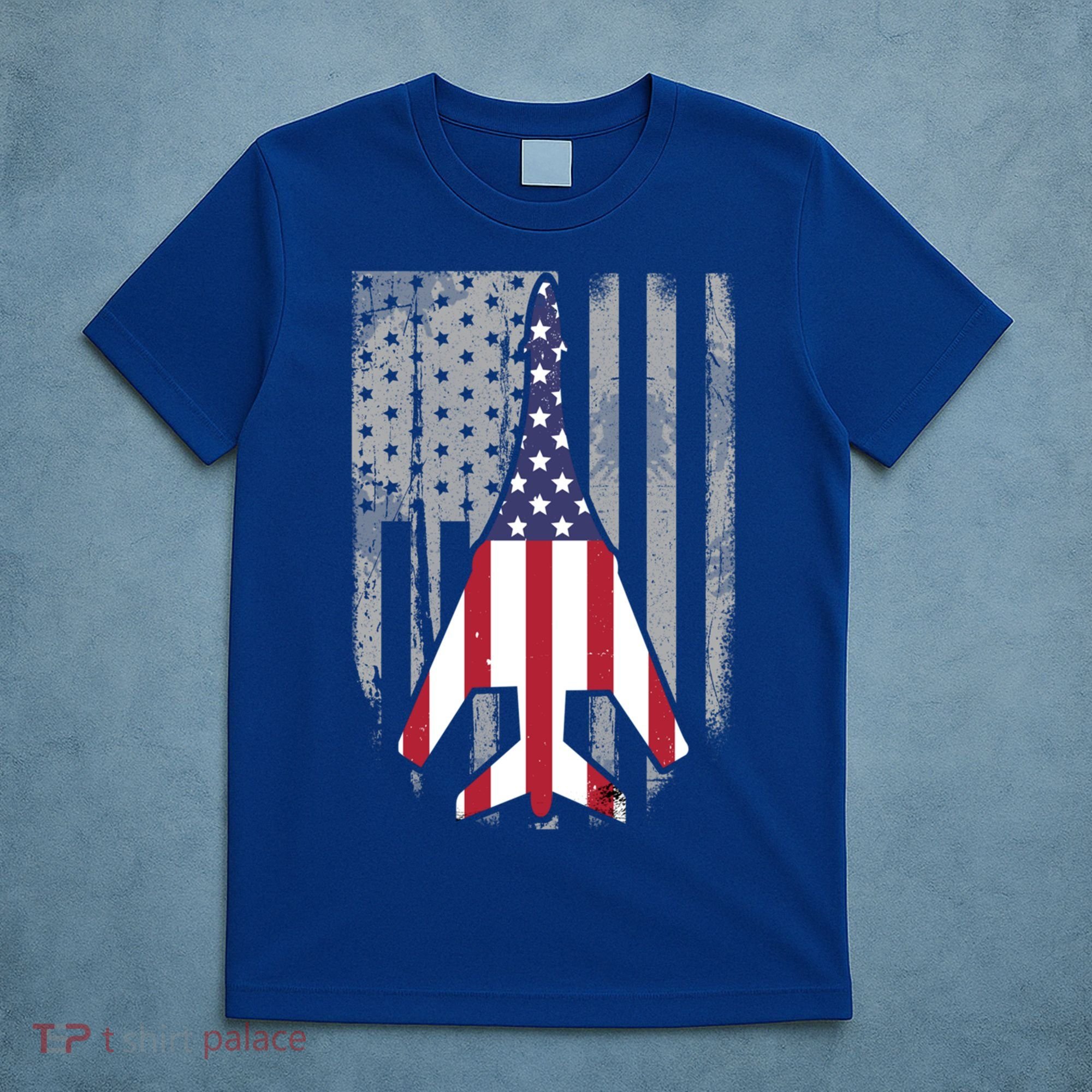 Air Force Supersonic Bgreat Gift1 Bomber Jet American Flag Squadron Gift T-Shirt