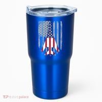 Air Force Supersonic Bgreat Gift1 Bomber Jet American Flag Squadron Gift Tumbler thumb 0