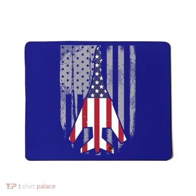 Air Force Supersonic Bgreat Gift1 Bomber Jet American Flag Squadron Gift Mousepad
