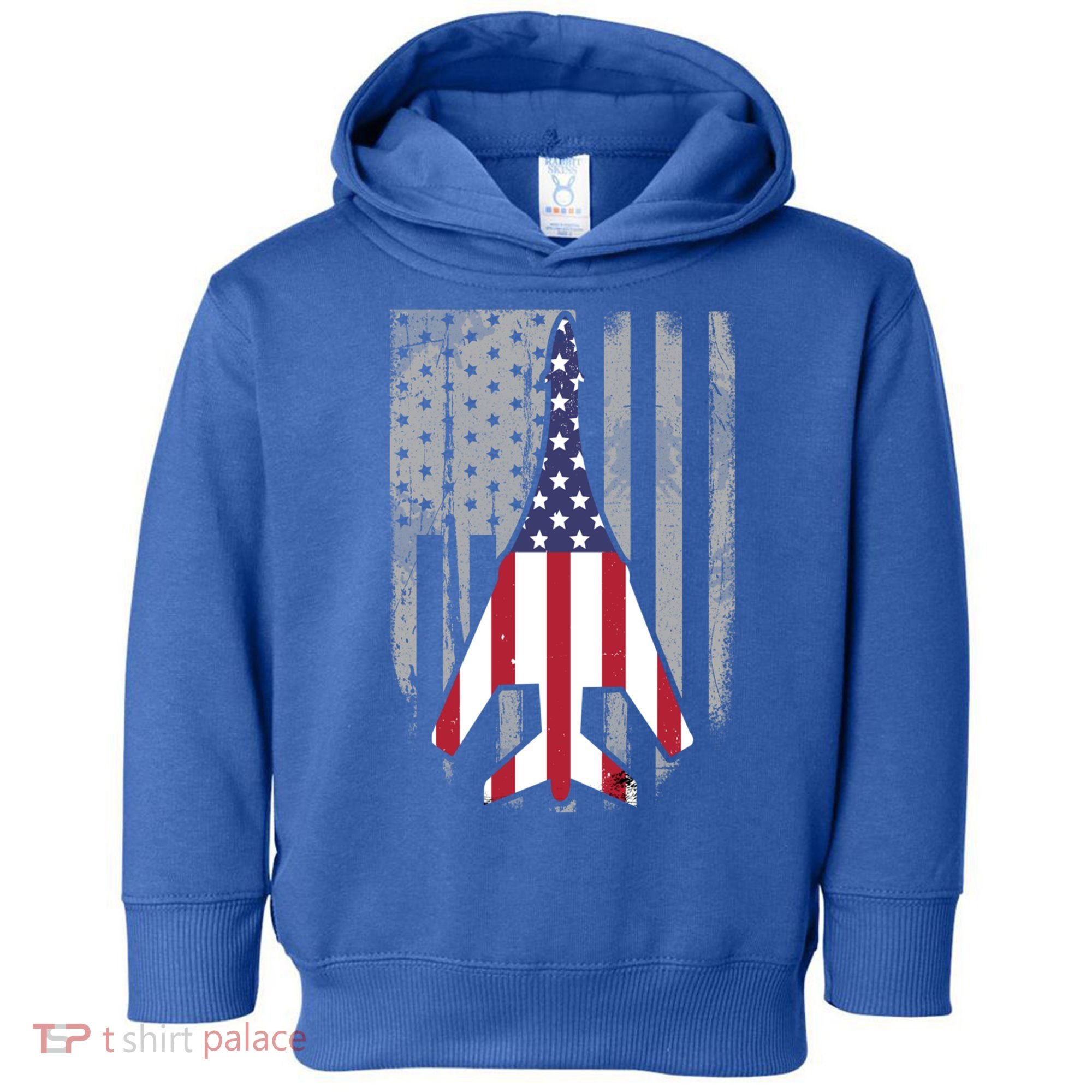 Air Force Supersonic Bgreat Gift1 Bomber Jet American Flag Squadron Gift Toddler Hoodie