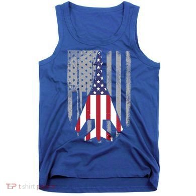 Air Force Supersonic Bgreat Gift1 Bomber Jet American Flag Squadron Gift Tank Top