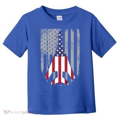Air Force Supersonic Bgreat Gift1 Bomber Jet American Flag Squadron Gift Toddler T-Shirt