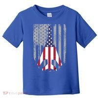 Air Force Supersonic Bgreat Gift1 Bomber Jet American Flag Squadron Gift Toddler T-Shirt thumb 0