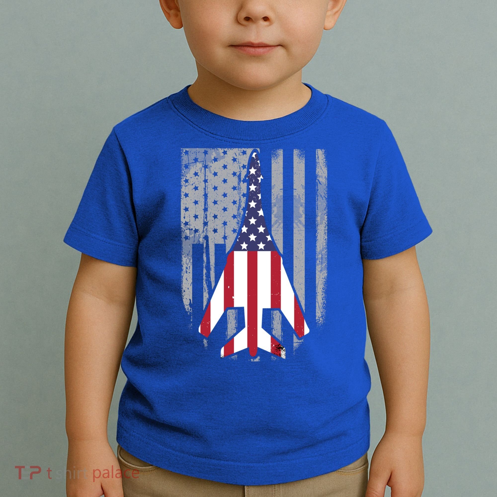 Air Force Supersonic Bgreat Gift1 Bomber Jet American Flag Squadron Gift Toddler T-Shirt