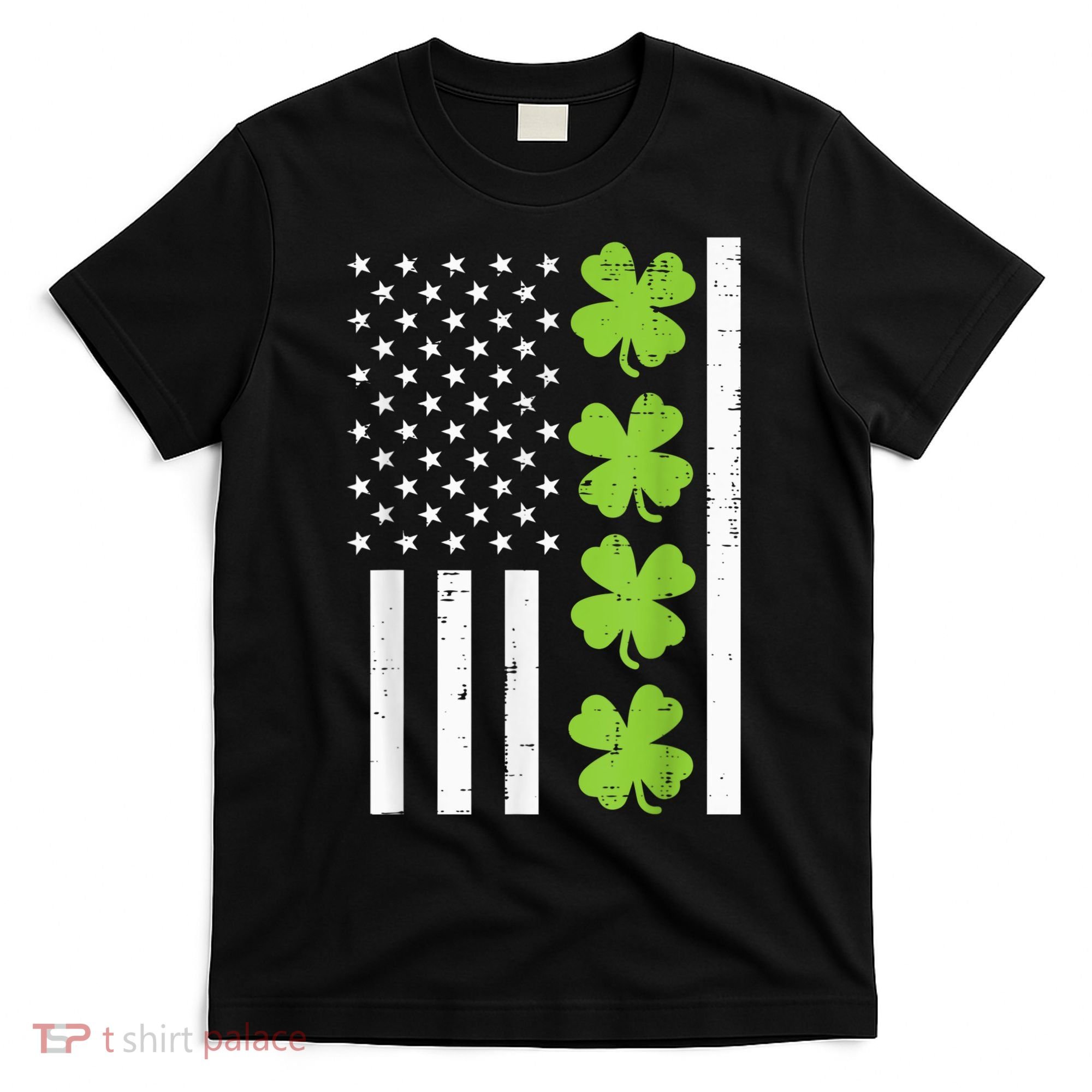 American Flag Shamrock St Patricks Day, St Patricks Day, Funny St Patricks Day, T-Shirt