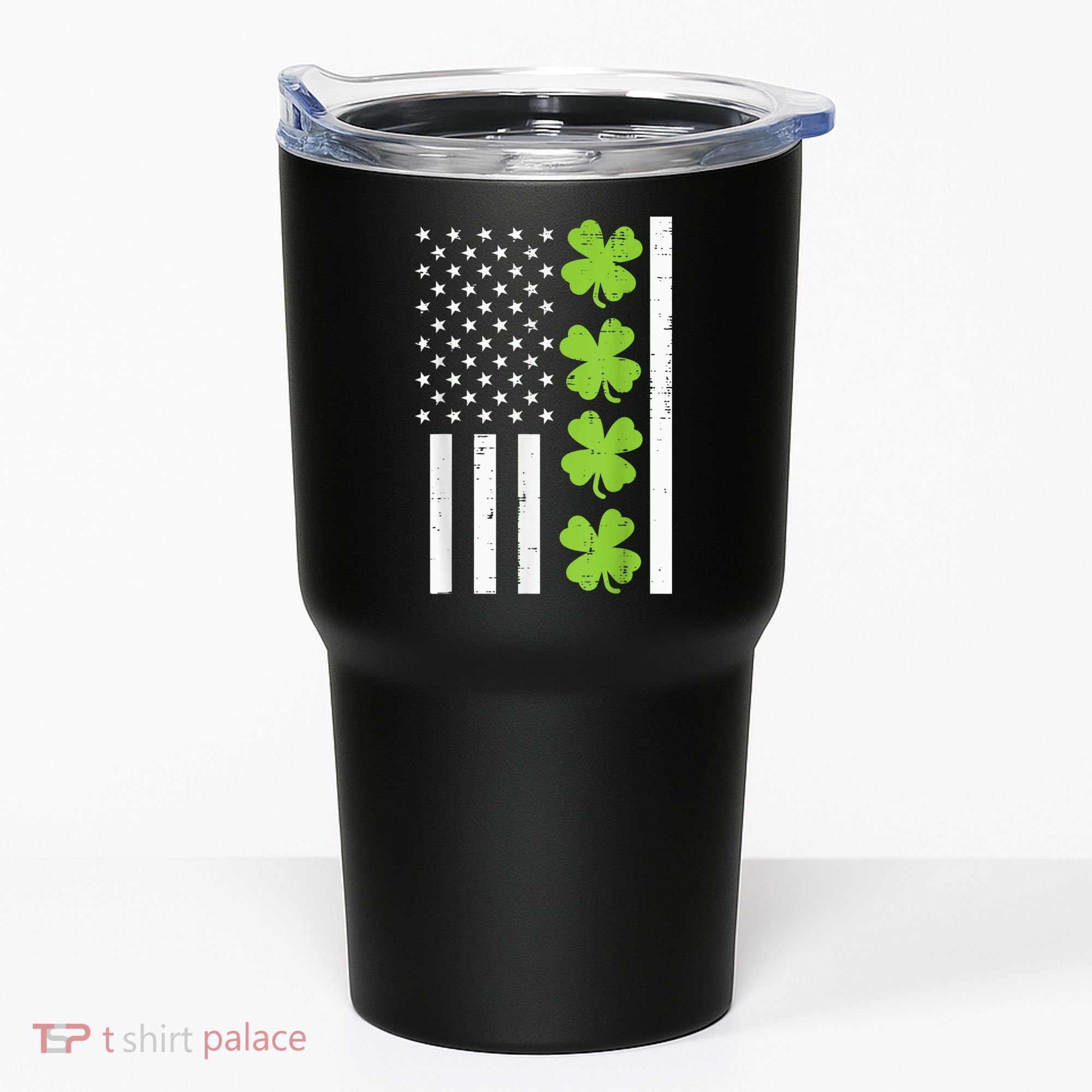 American Flag Shamrock St Patricks Day, St Patricks Day, Funny St Patricks Day, Tumbler