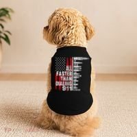 All Faster Than Dialing 911 American Flag Doggie Tank thumb 2