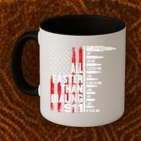 All Faster Than Dialing 911 American Flag Coffee Mug thumb 2