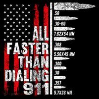 All Faster Than Dialing 911 American Flag Coffee Mug thumb 5