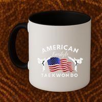 American Freestyle Taekwondo 2 Sides Coffee Mug thumb 2