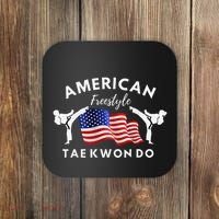 American Freestyle Taekwondo 2 Sides Coaster thumb 0