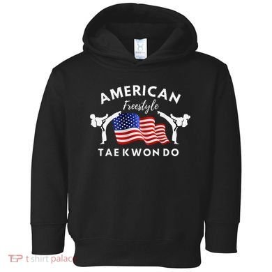 American Freestyle Taekwondo 2 Sides Toddler Hoodie