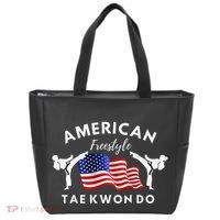 American Freestyle Taekwondo 2 Sides Tote Bag thumb 0