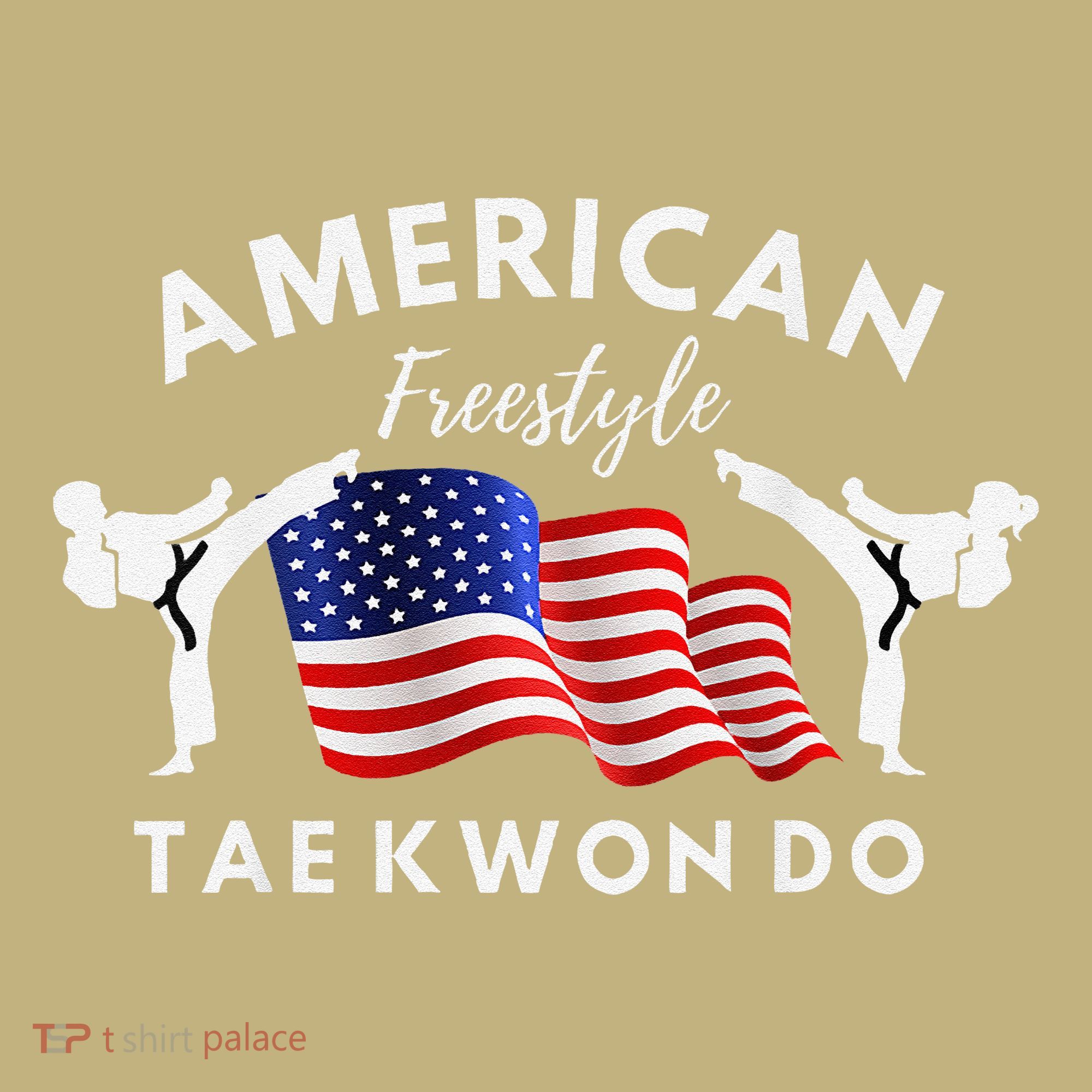 American Freestyle Taekwondo 2 Sides Long Sleeve Shirt