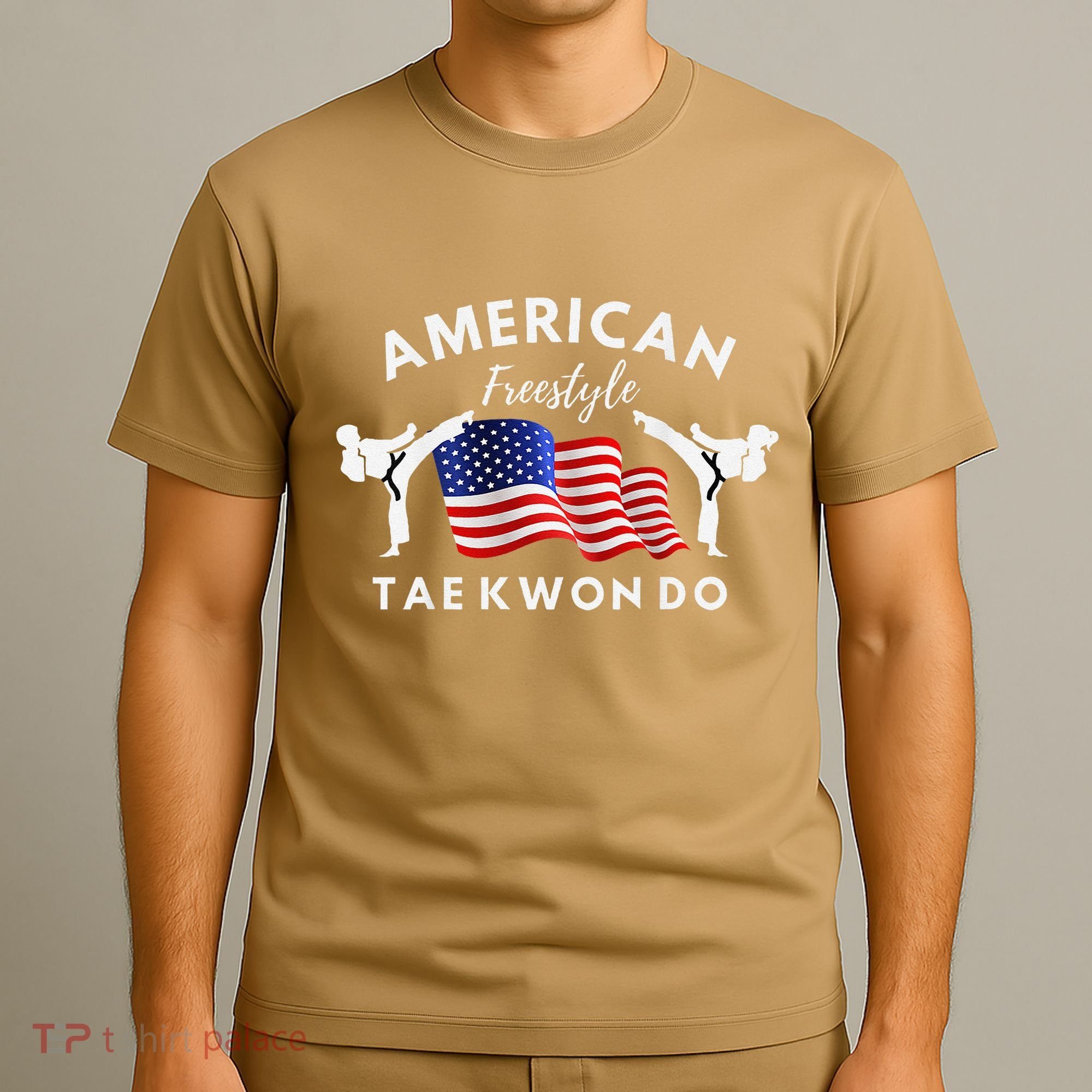 American Freestyle Taekwondo 2 Sides T-Shirt
