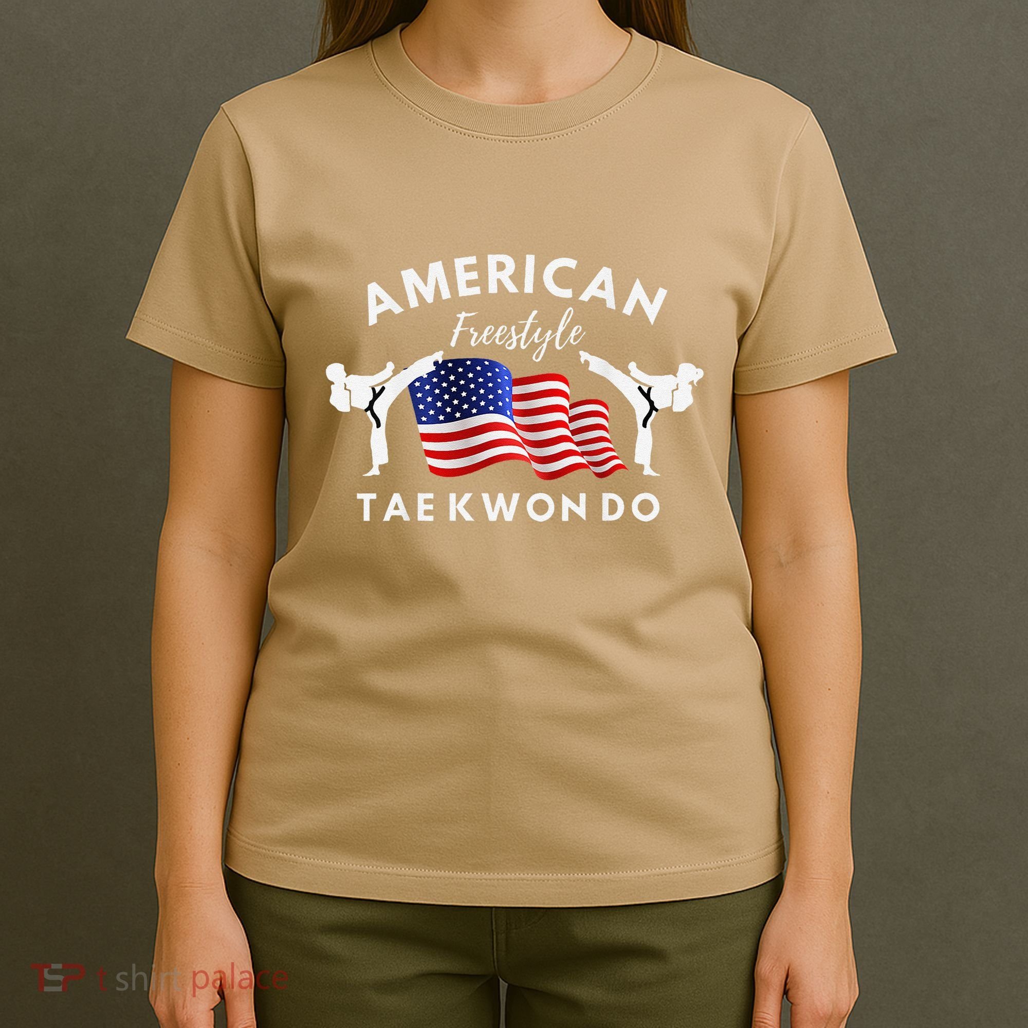 American Freestyle Taekwondo 2 Sides T-Shirt