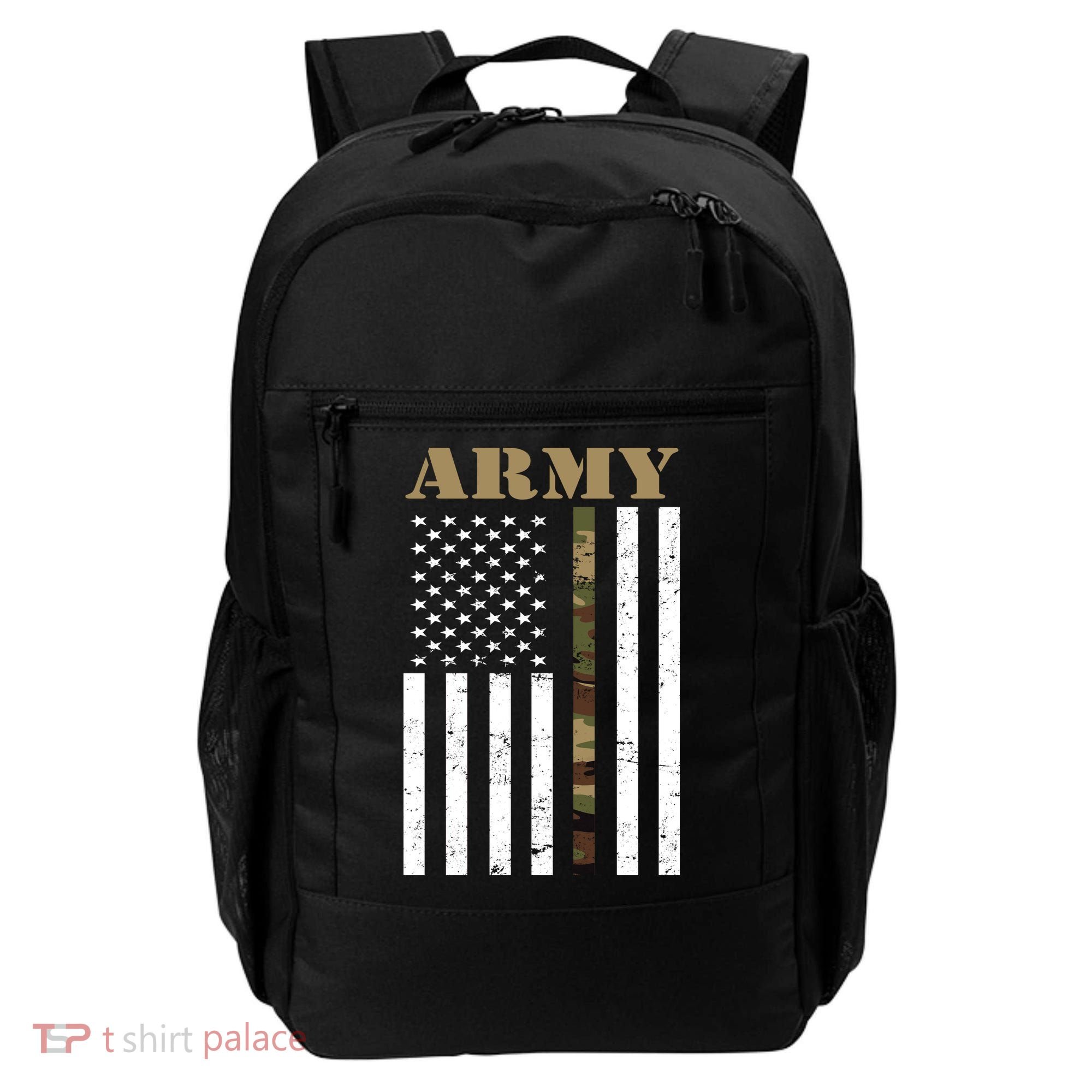 Army Flag Thin Camo Line Backpack