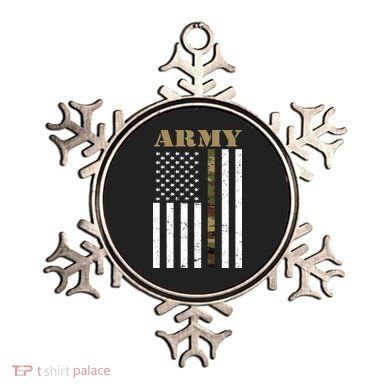 Army Flag Thin Camo Line Ornament