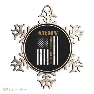 Army Flag Thin Camo Line Ornament