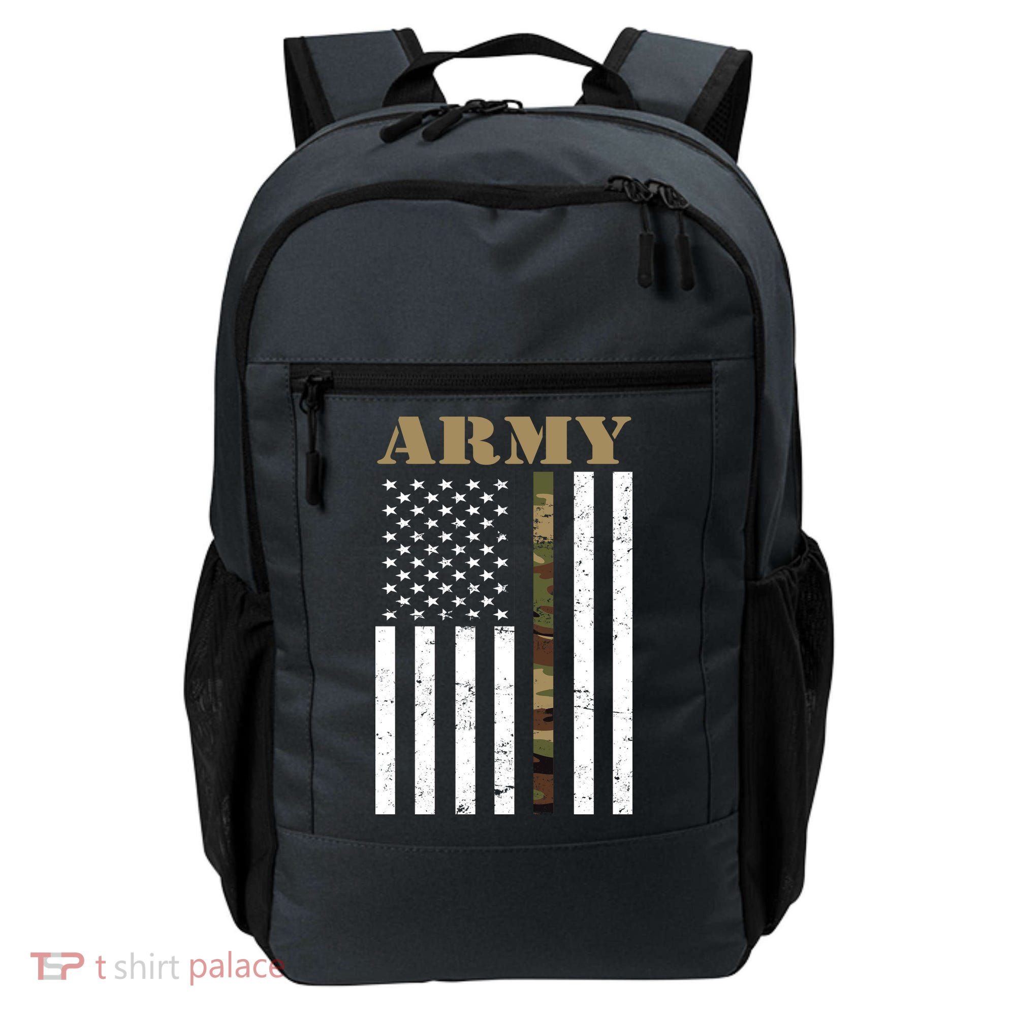 Army Flag Thin Camo Line Backpack