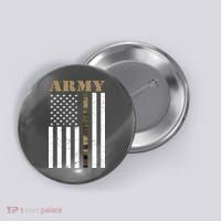 Army Flag Thin Camo Line Button thumb 0