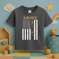 Army Flag Thin Camo Line Toddler T-Shirt thumb 3
