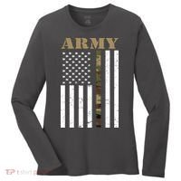 Army Flag Thin Camo Line Women's Long Sleeve Shirt thumb 0