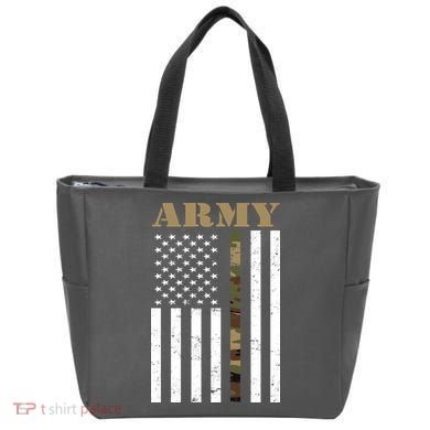 Army Flag Thin Camo Line Tote Bag