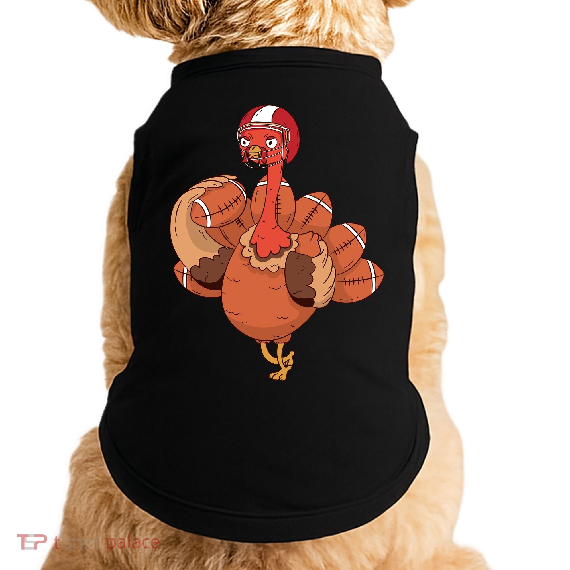 American Football Turkey Doggie Tank