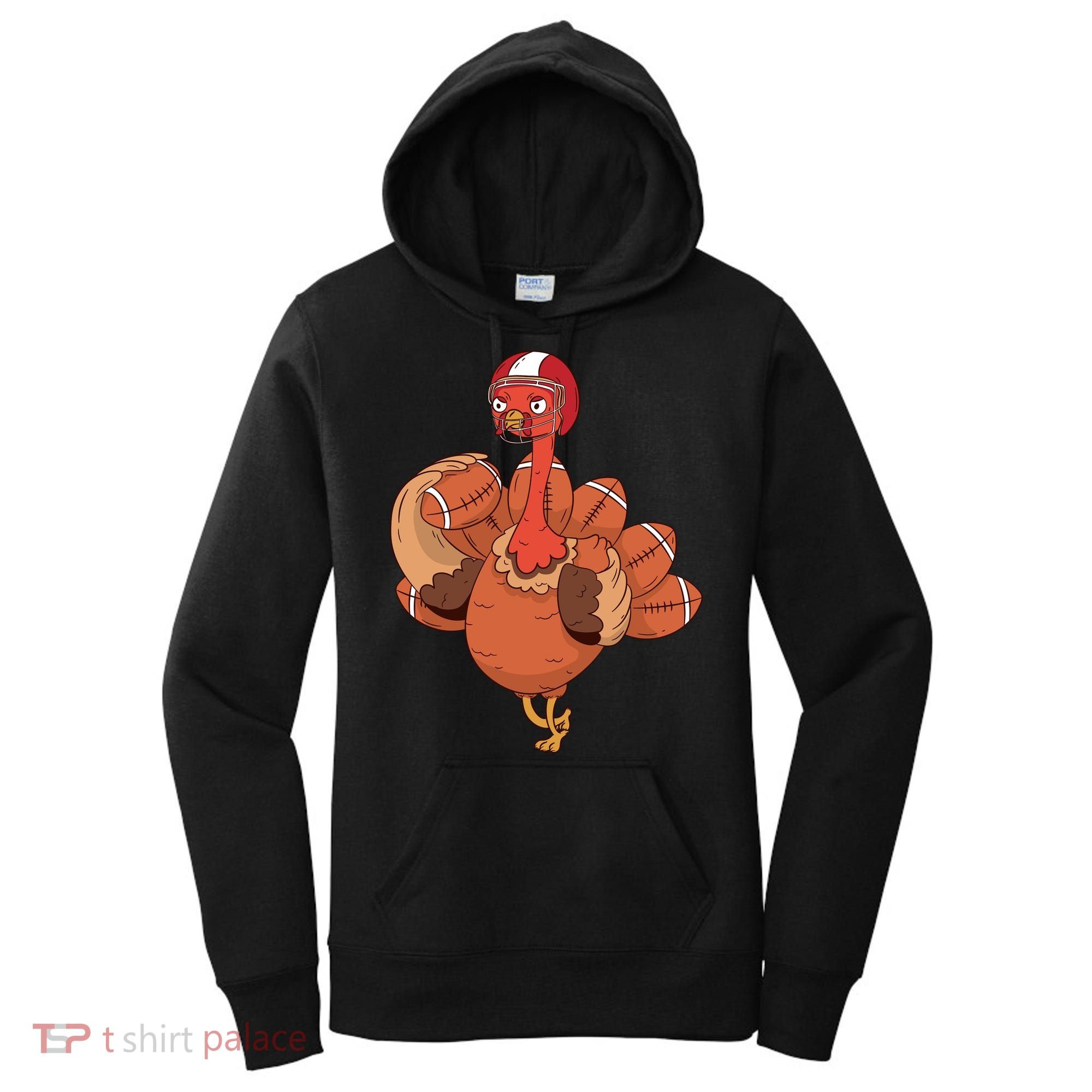American Football Turkey Women's Hoodie