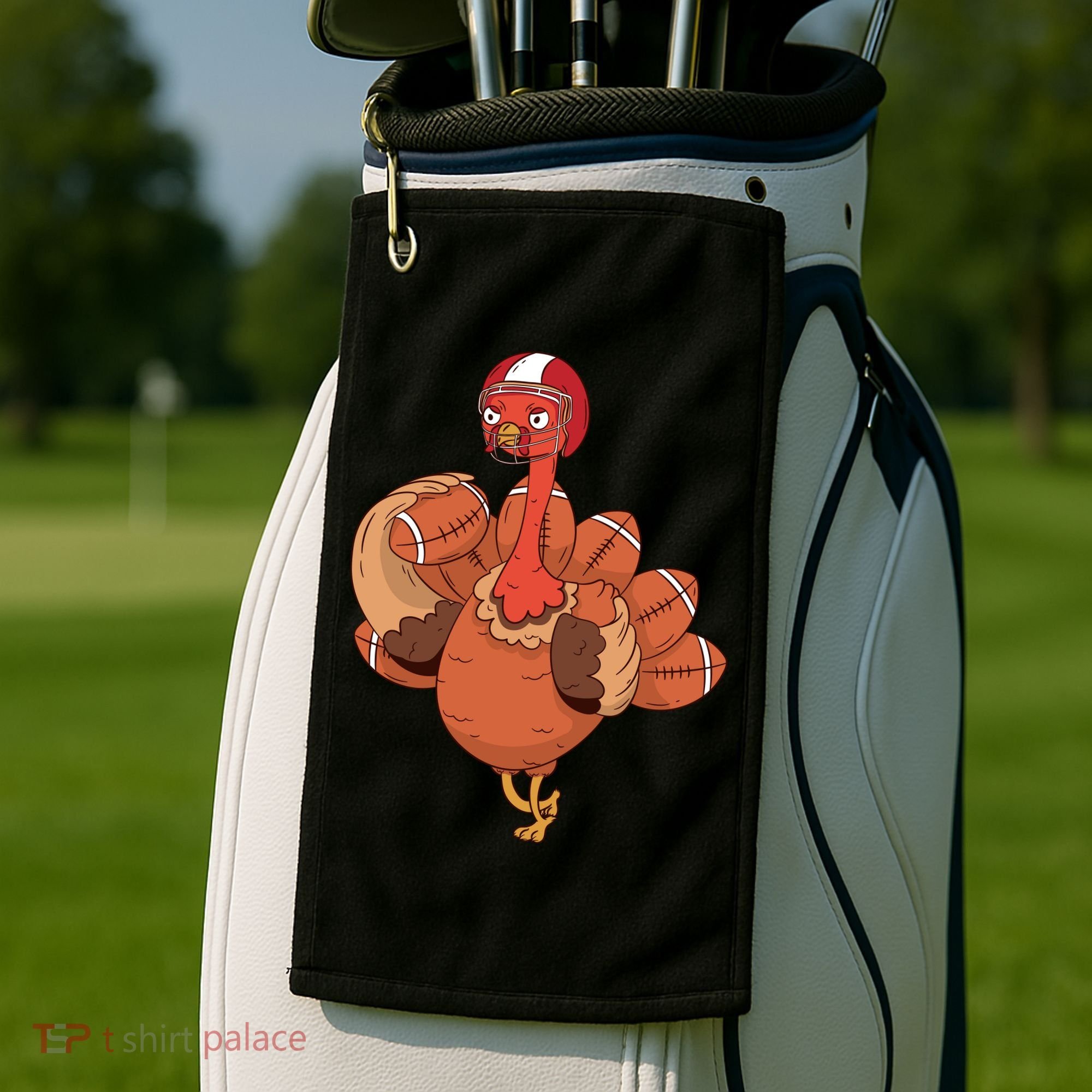 American Football Turkey Golf Towel