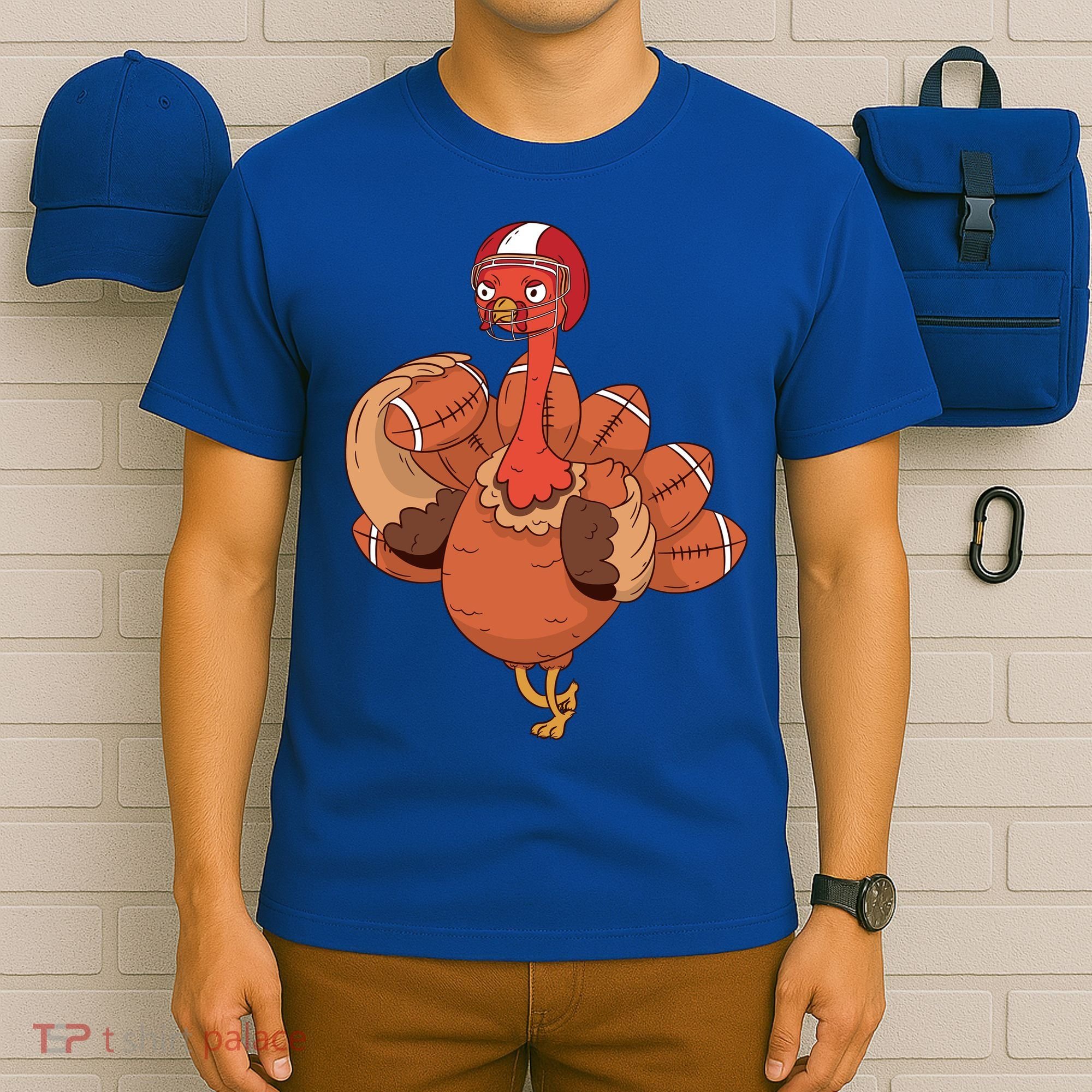 American Football Turkey T-Shirt