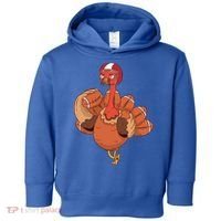 American Football Turkey Toddler Hoodie thumb 0