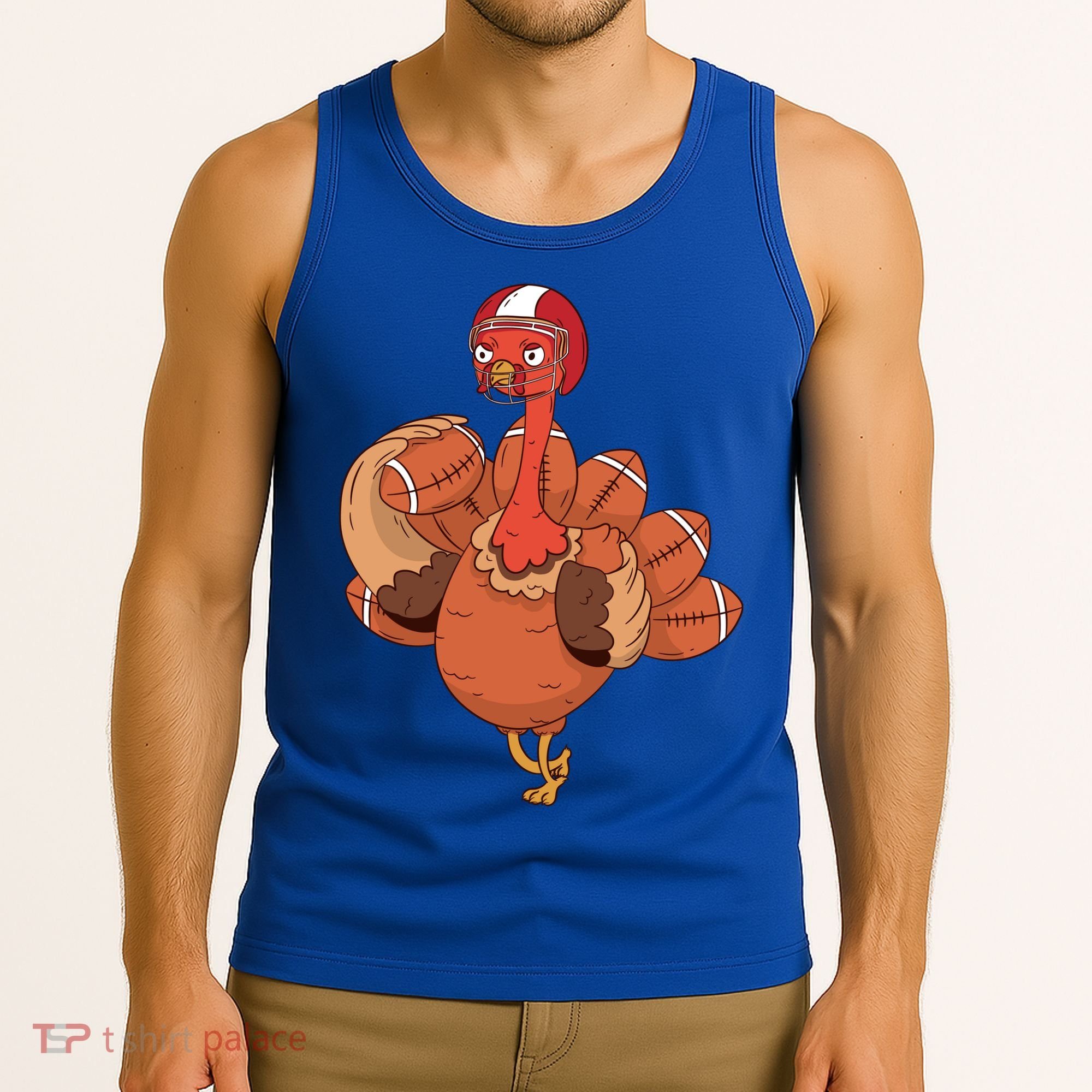 American Football Turkey Tank Top