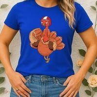 American Football Turkey Women's T-Shirt thumb 2