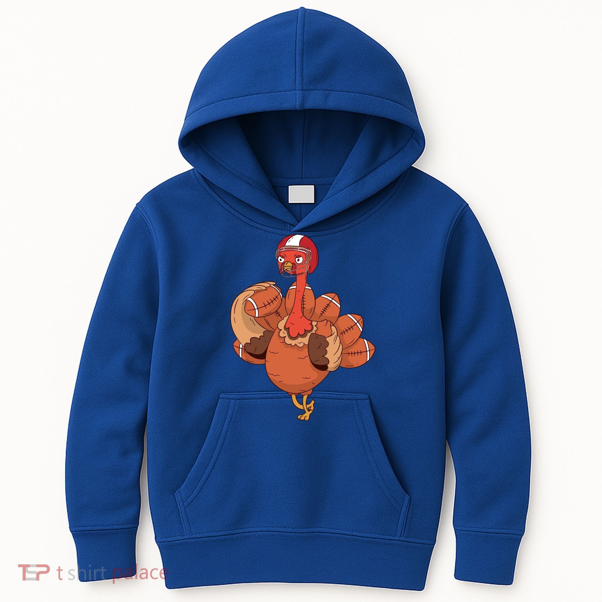 American Football Turkey Kids Hoodie