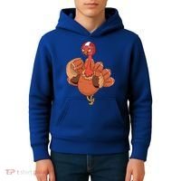 American Football Turkey Kids Hoodie thumb 4