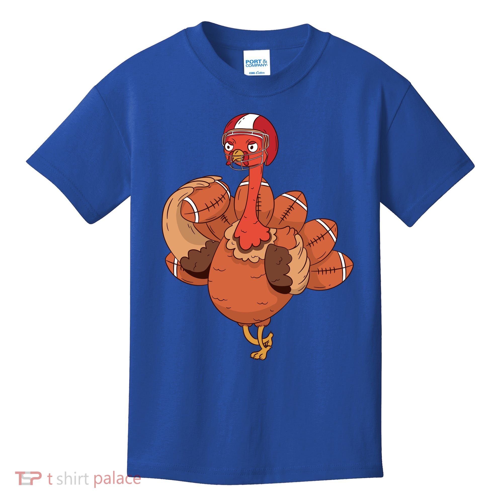 American Football Turkey Kids T-Shirt