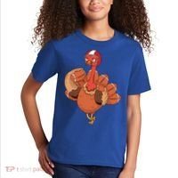 American Football Turkey Kids T-Shirt thumb 2