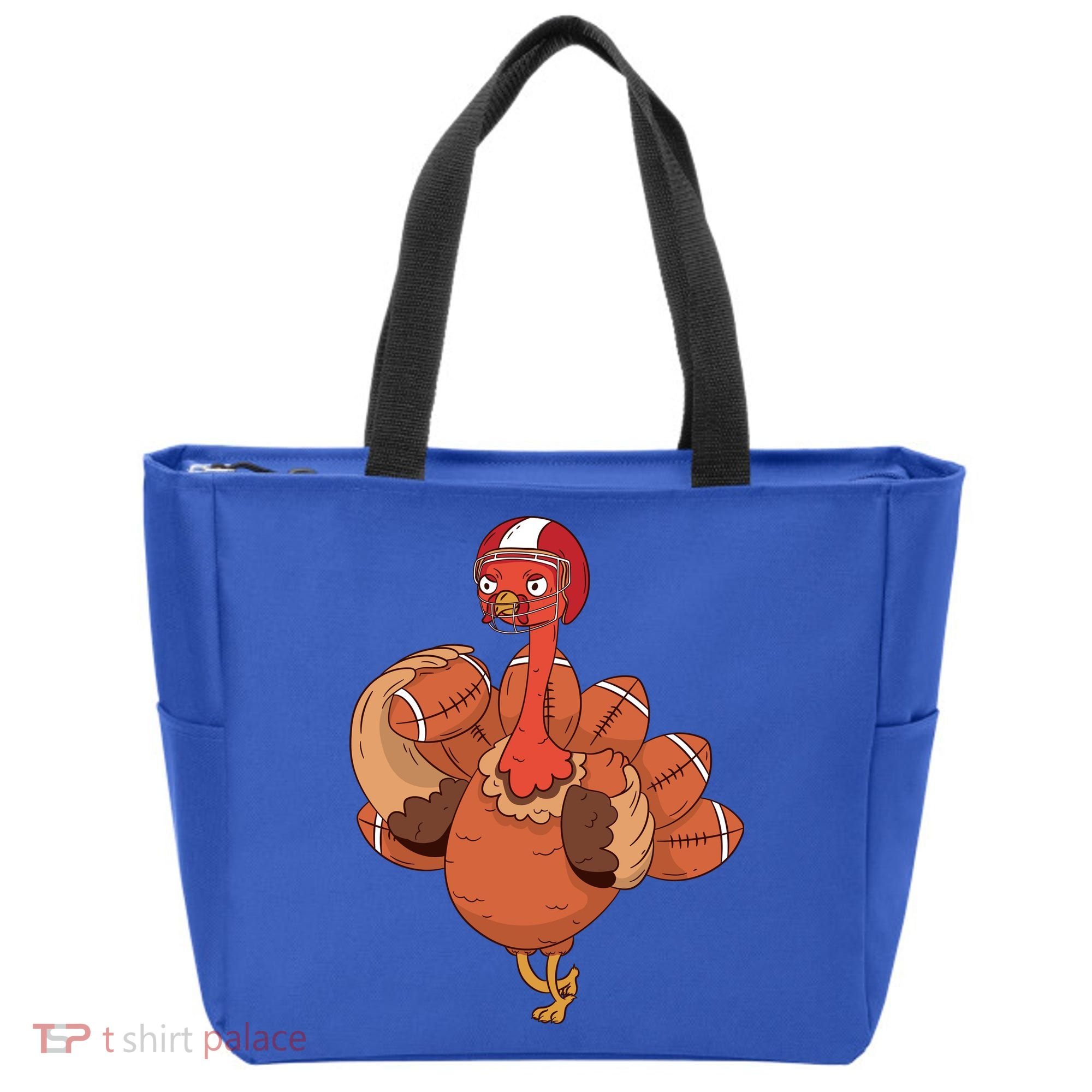 American Football Turkey Tote Bag