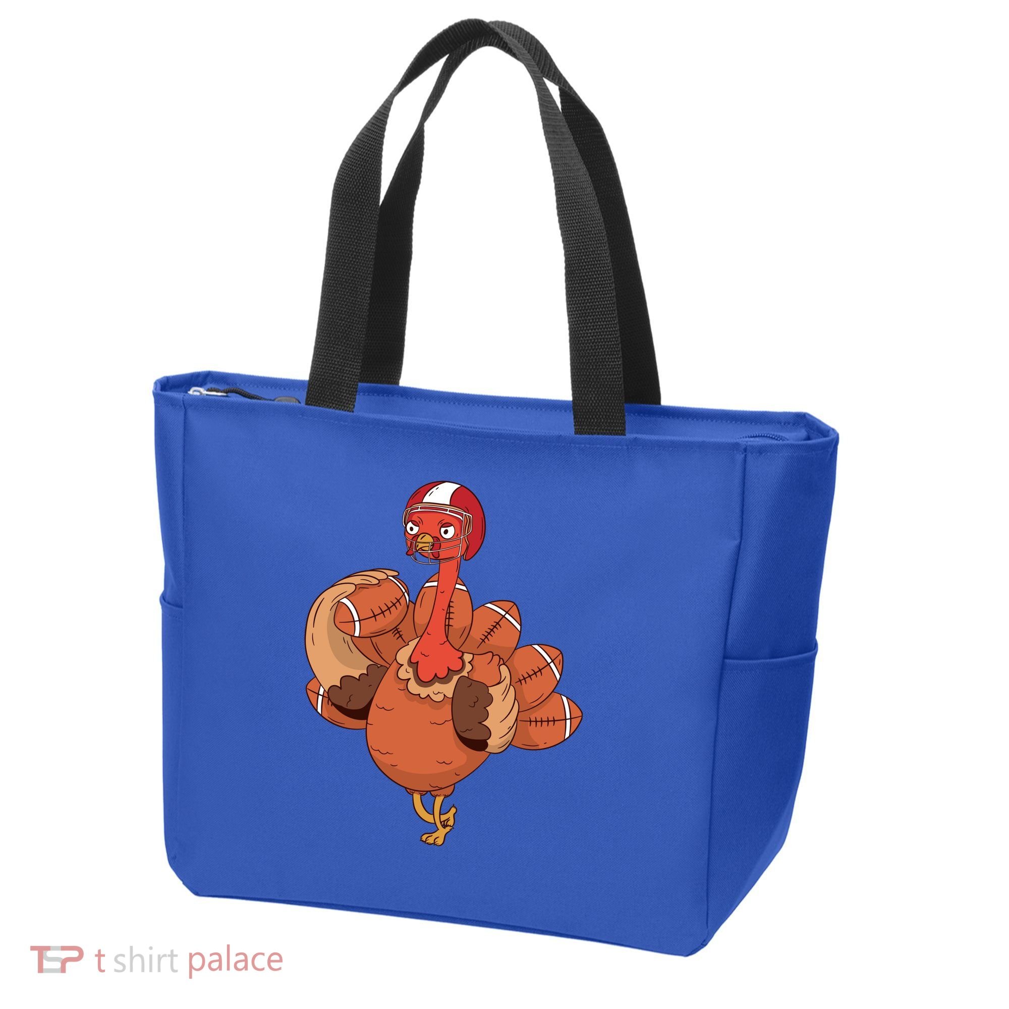 American Football Turkey Tote Bag