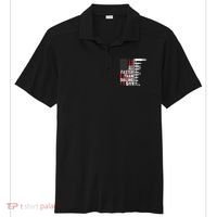 All Faster Than Dialing 911 American Flag Gun Lover Sport-Tek Posi-UV Pro Polo thumb 0
