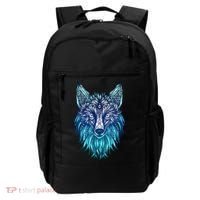 Arctic Fox Tribal Face Ornaments Antarctica Animal Fox Backpack thumb 0