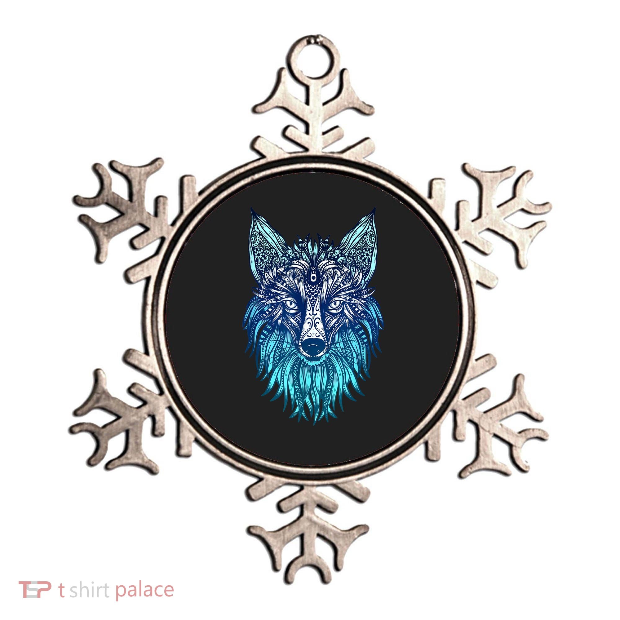 Arctic Fox Tribal Face Ornaments Antarctica Animal Fox Ornament