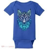 Arctic Fox Tribal Face Ornaments Antarctica Animal Fox Baby Bodysuit thumb 0