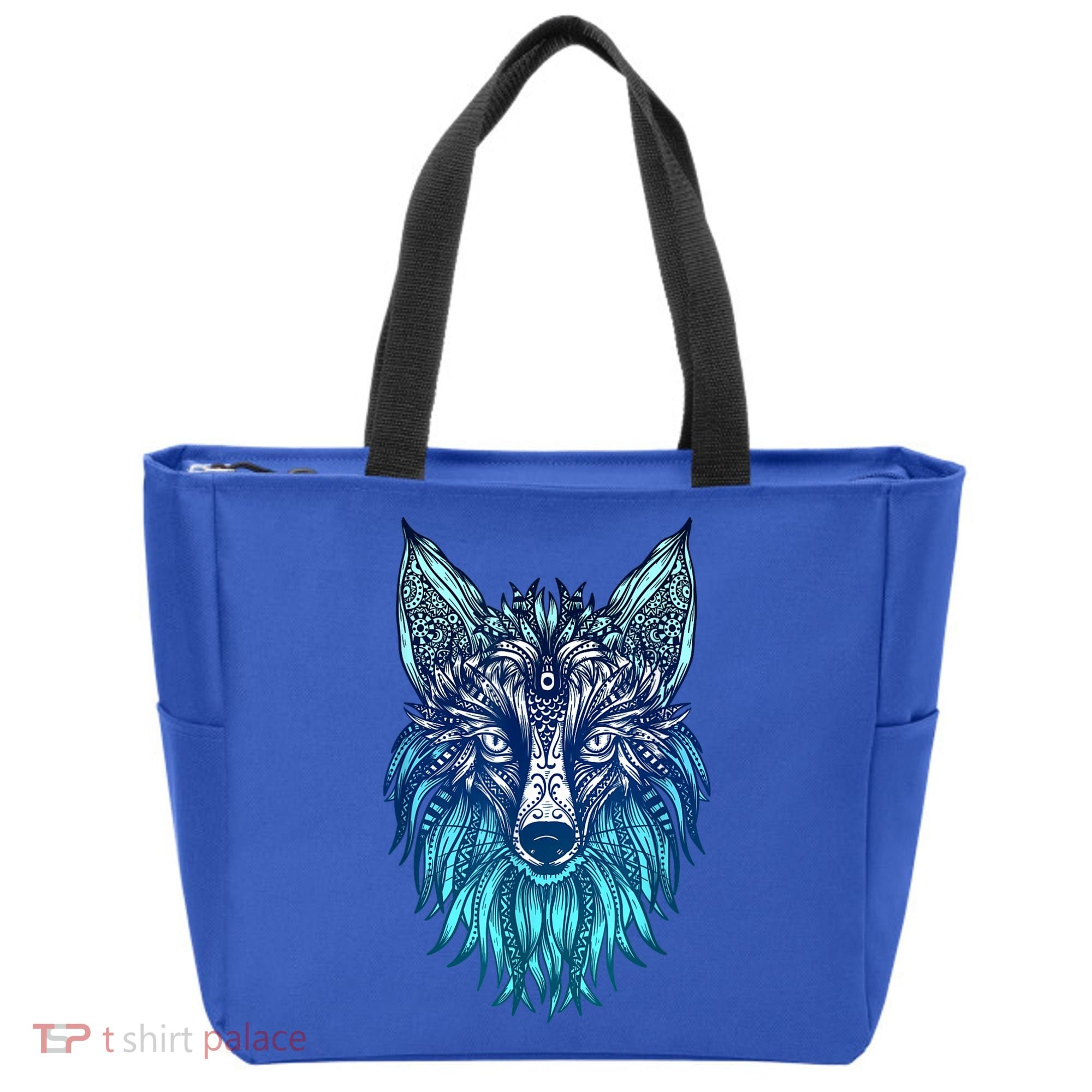 Arctic Fox Tribal Face Ornaments Antarctica Animal Fox Tote Bag
