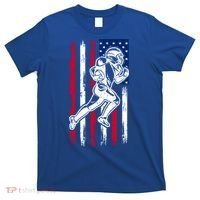 American Football Team Cool Gift Us American Flag Football Gift T-Shirt thumb 0