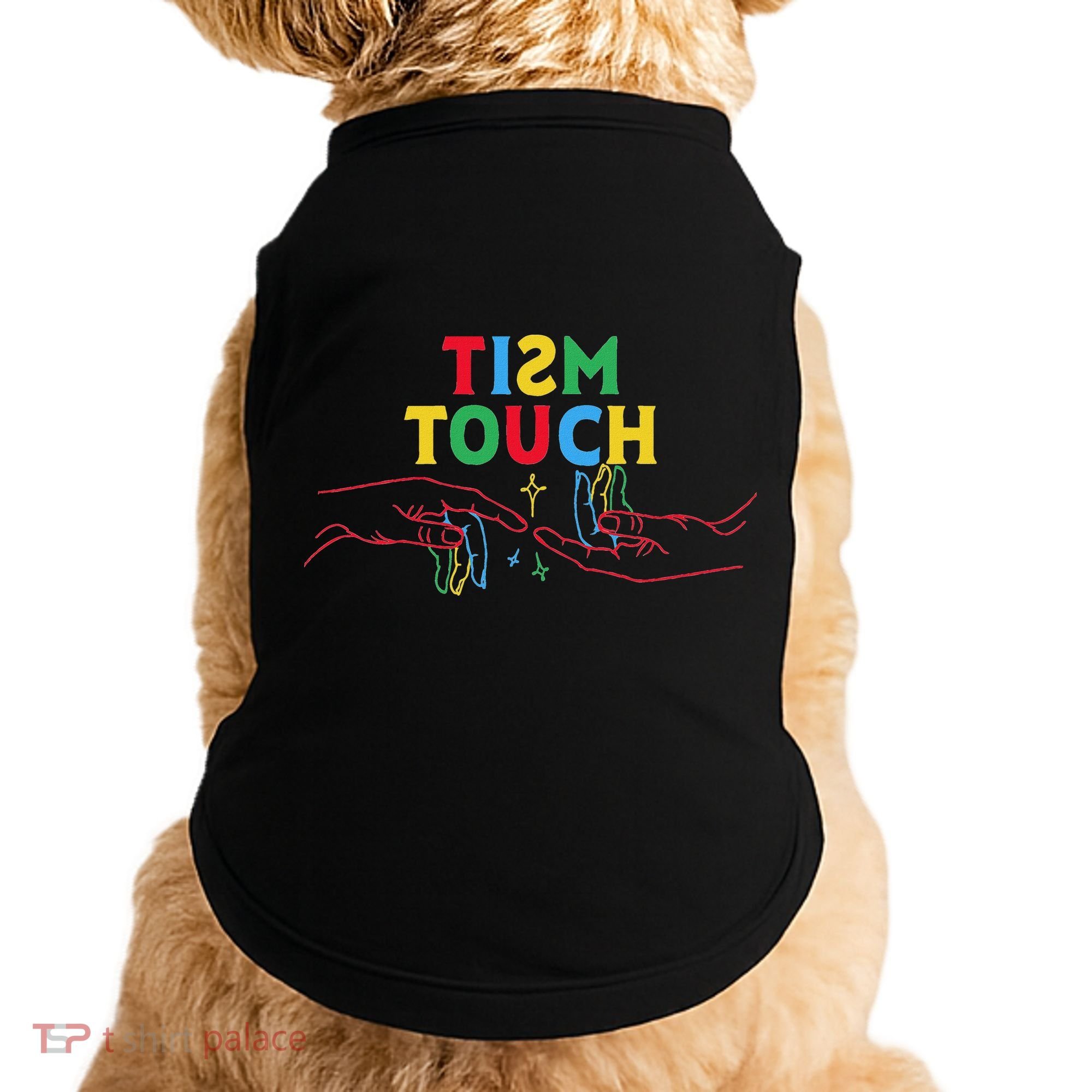 Autism Funny Tism Touch Autistic Meme Autism Awareness Doggie Tank